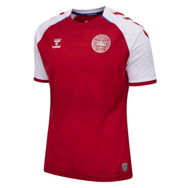 Heimtrikot Thailand Denmark 2021-2022 Rote Günstige Fußballtrikots